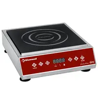 Diamond Inductiekookplaat | INDUCTION EVO | 1 Kookpunt (Ø210) | 60°C/240°C | 3.5kW (230V) | Timer | 330x425x127(h)mm 