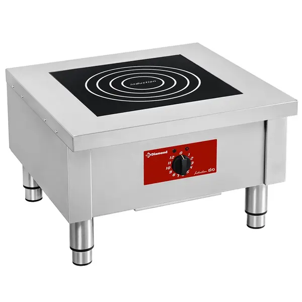 Inductie Hokker | INDUCTION EVO | 1 Kookpunt (Ø280) | 8kW (400V) | 600x600x450(h)mm