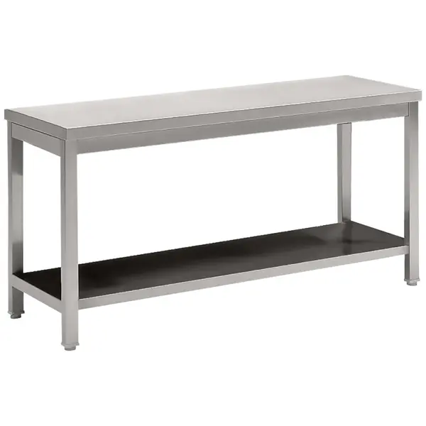 Werktafel | ECO | RVS | Bodemschap | Diepte 700 | Hoogte 900 | Breedte 1200-2000 | Zelfmontage