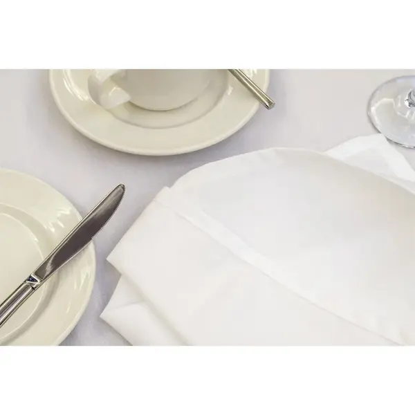 Tafelkleed | OCCASIONS | Polyester | Wit | Rond | Ø2300mm