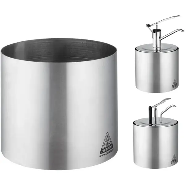 Emmerbehuizing | RVS | Model A | 10L/KG | Ø293x256(h)mm
