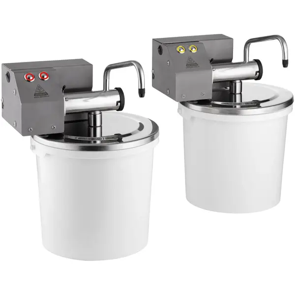 Emmerdispenser | DispoJet | 10L | Dunne Sauzen | LED (Rood) | Instelbare Porties | 230V | Ø275x255(h)mm
