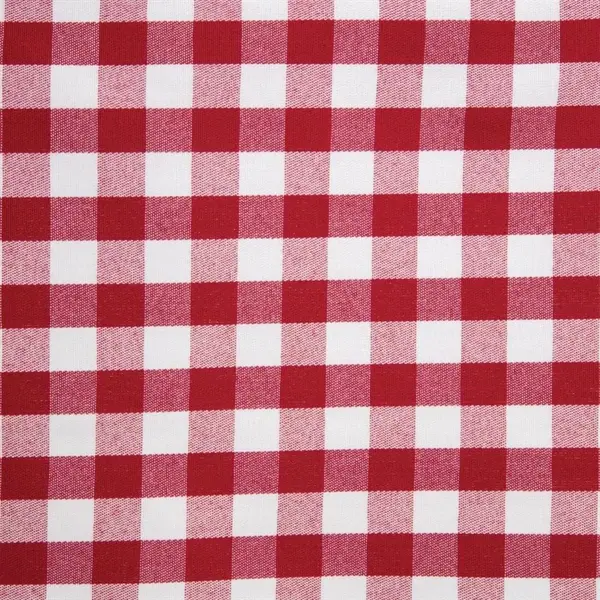 Tafelkleed | Polyester | Rood/Wit | 1320x1320mm