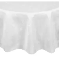 Mitre Luxury Tafelkleed | LUXOR | Katoen | Wit | Rond | Ø1730mm