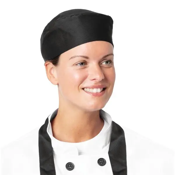 Koksmuts | Katoen/Polyester | Zwart | Skullcap | 2 Stuks | Universeel Maat