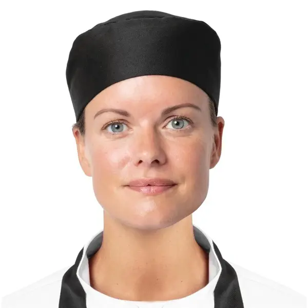 Koksmuts | Katoen/Polyester | Zwart | Skullcap | 2 Stuks | Universeel Maat