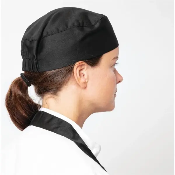 Koksmuts | Katoen/Polyester | Zwart | Skullcap | 2 Stuks | Universeel Maat