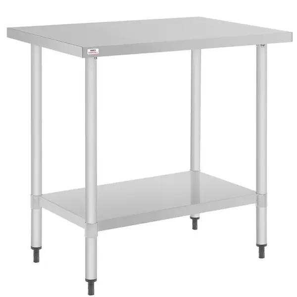 Werktafel | RVS | Bodemschap | Zelfmontage | 800x600x900(h)mm