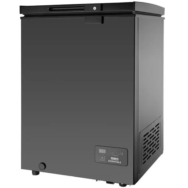 Koel-/Vrieskist | Zwart | 93L | -28°C/+10°C | Statisch | Kanteldeksel | 574x564x845(h)mm
