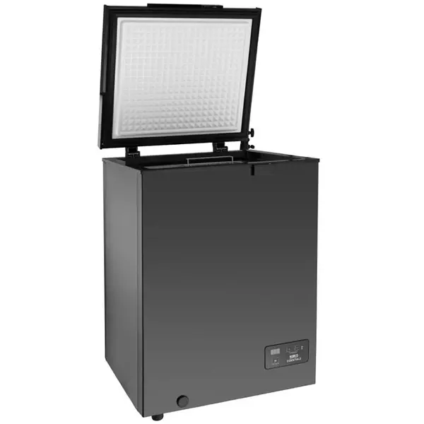 Koel-/Vrieskist | Zwart | 93L | -28°C/+10°C | Statisch | Kanteldeksel | 574x564x845(h)mm
