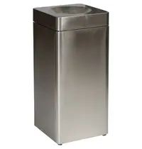 Probbax Afvalbak | RVS | 51L | Open | Afvalscheiding | Vlamdovend | Modulair | 350x350x755(h)mm 