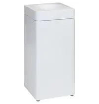 Probbax Afvalbak | Staal | Wit | 51L | Open | Afvalscheiding | Vlamdovend | Modulair | 350x350x755(h)mm 