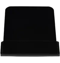 Probbax Displaypaneel | Zwart | Probbax Modulaire Vlamdovende Afvalbakken | 255x20x315(h)mm 