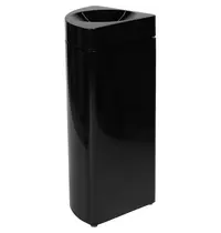 Probbax Afvalbak | Staal | Zwart | 36L | Open | Afvalscheiding | Vlamdovend | Modulair | 350x350x755(h)mm 
