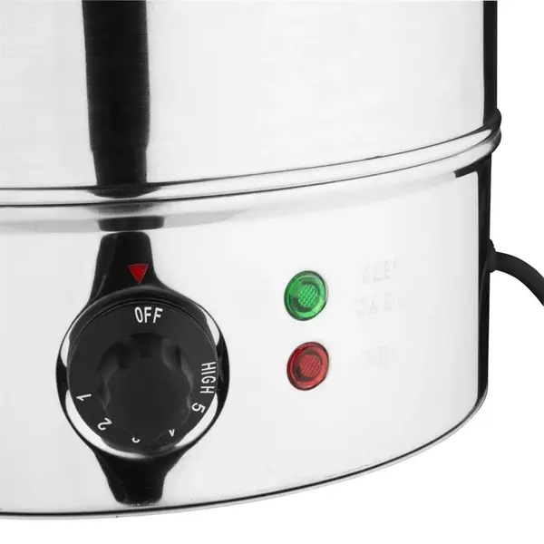 Heetwaterdispenser | RVS | 20L | 30°C/100°C | 2.7kW (230V) | Ø380x535(h)mm