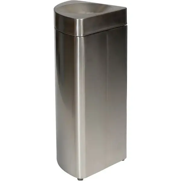 Afvalbak | RVS | 36L | Open | Afvalscheiding | Vlamdovend | Modulair | 350x350x755(h)mm