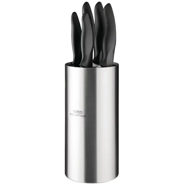 Messenset | RVS | Zwart | 5 Stuks | Incl. Messenblok