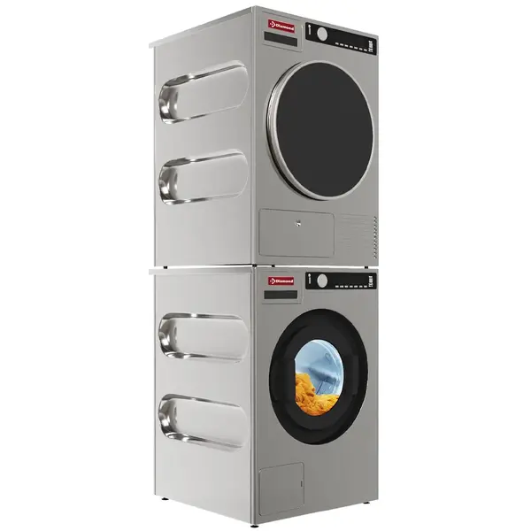 Wasmachine | APOLLO EVO | 6.5kg | Centrifuge (1400RPM) | Afvoerpomp | 3.2kW (230V/400V) | WiFi | 595x591x865(h)mm