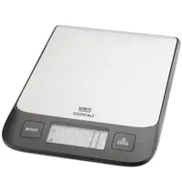 Nisbets Essentials Keukenweegschaal | RVS/Kunststof | Max. 5kg | 1g Nauwkeurig | Draadloos | 220x150x20(h)mm