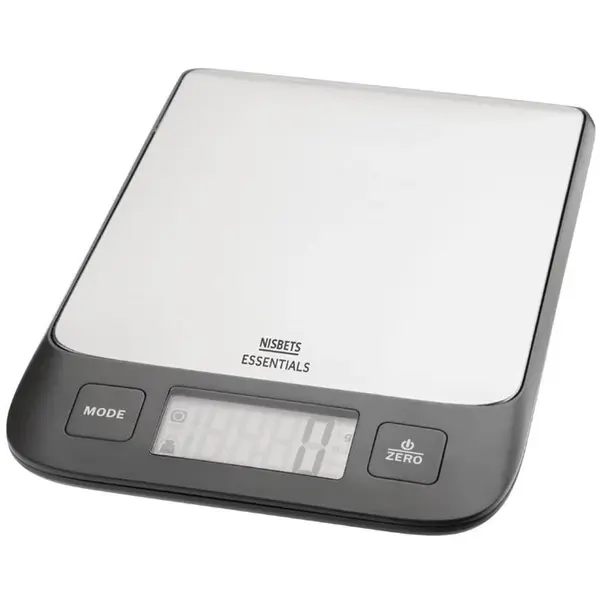 Keukenweegschaal | RVS/Kunststof | Max. 5kg | 1g Nauwkeurig | Draadloos | 220x150x20(h)mm