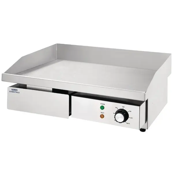 Bak-/Grillplaat | Elektrisch | Glad Oppervlak 480x310 (Staal) | 50°C/300°C | 3kW (230V) | 550x430x230(h)mm