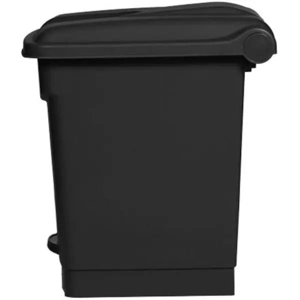 Pedaalemmer | Kunststof | Donkergrijs | 30L | Klapdeksel | Afvalscheiding | HACCP | 410x398x435(h)mm