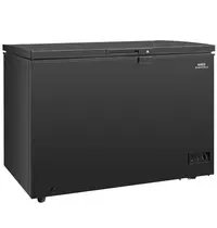 Nisbets Essentials Vrieskist | Zwart | 282L | -18°C/-24°C | Statisch | Kanteldeksel | 1116x644x845(h)mm