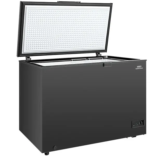 Vrieskist | Zwart | 282L | -18°C/-24°C | Statisch | Kanteldeksel | 1116x644x845(h)mm