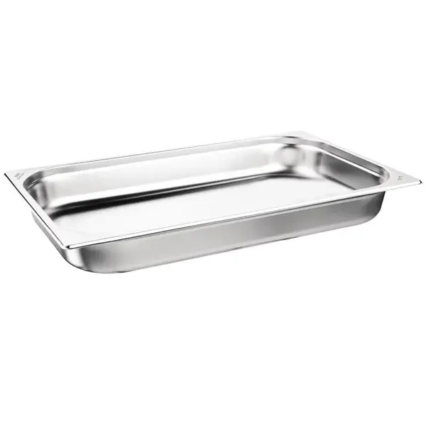 GN-Bakken | RVS | 1/1 GN | Hoogte 65mm | 3 Stuks | 530x325x65(h)mm