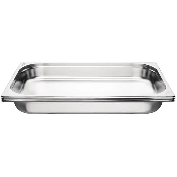 GN-Bakken | RVS | 1/1 GN | Hoogte 65mm | 3 Stuks | 530x325x65(h)mm