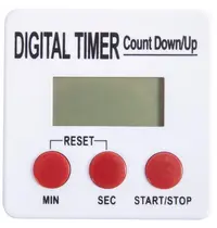 Nisbets Essentials Kookwekker | Digitaal | ≤ 100 min. | 70x25x70(h)mm