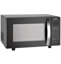 Nisbets Essentials Combimagnetron | Zwart | 21L | 750W | Grillfunctie | Programmering | 230V | 492x380x298(h)mm