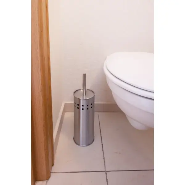 Toiletborstelhouder | RVS | Incl. Borstel | Vrijstaand | Ø95x270(h)mm