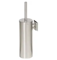 Probbax Toiletborstelhouder | RVS | Incl. Borstel | Wandmontage | Ø92x387(h)mm