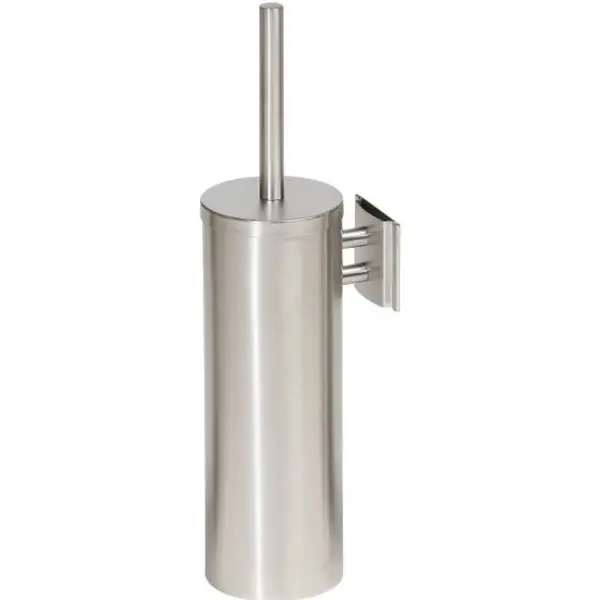 Toiletborstelhouder | RVS | Incl. Borstel | Wandmontage | Ø92x387(h)mm