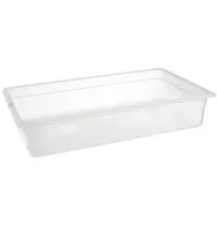 Nisbets Essentials GN-Bak | Polypropyleen | 1/1 GN | Hoogte 100mm | 530x325x100(h)mm 