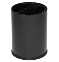 Probbax Afvalbak | Staal/Kunststof | Zwart | 10L | Open | Afvalscheiding | Ø240x330(h)mm
