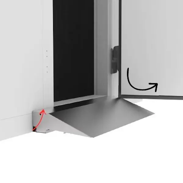 Automatische Oprijplaat (Buiten) | PRO LINE | Isolatiedikte 120mm | 900x388x120(h)mm