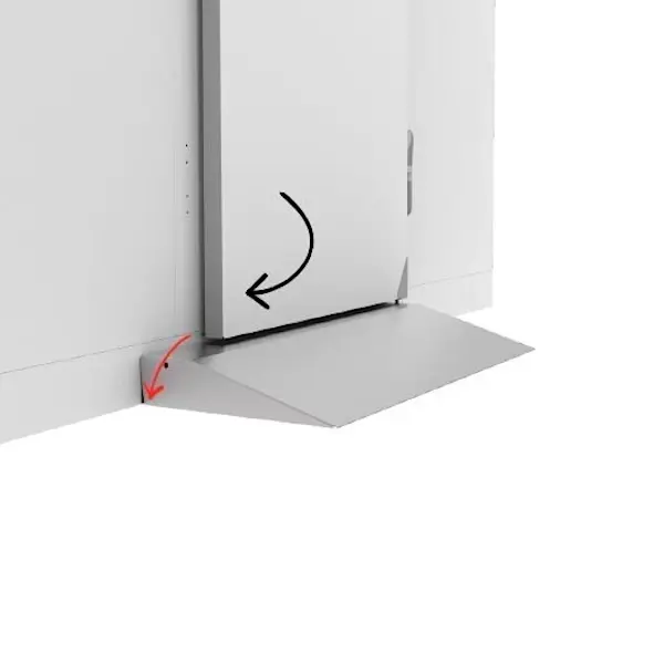 Automatische Oprijplaat (Buiten) | PRO LINE | Isolatiedikte 120mm | 900x388x120(h)mm