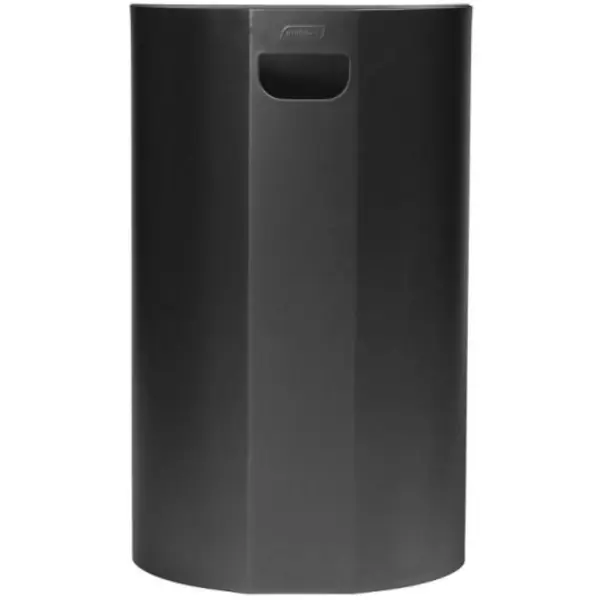 Wandafvalbak | Staal | Donkergrijs | 40L | Open | Incl. Wandbevestiging | 400x210x660(h)mm
