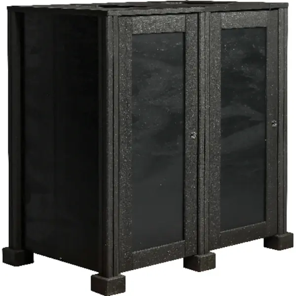 Afvalscheidingsstation | Zwart | 160L | Open | Afvalscheiding | 870x545x870(h)mm