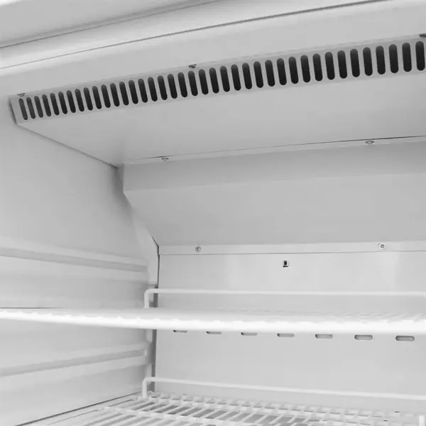 Koelkast | 400L | Zwart | +2°C/+8°C | Statisch + Ventilator | Wielen | 600x595x1855(h)mm