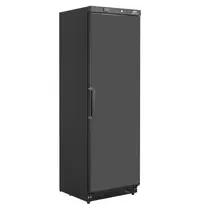 Nisbets Essentials Vrieskast | 365L | Zwart | -10°C/-25°C | Statisch | Wielen | 600x595x1855(h)mm