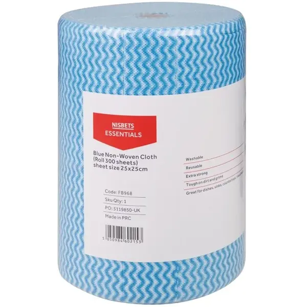 Handdoekrol | Niet-Geweven | Blauw (HACCP) | 300 Rollen | Ø250mm