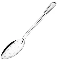 Nisbets Essentials Serveerlepel | RVS | Geperforeerd | 285x68mm