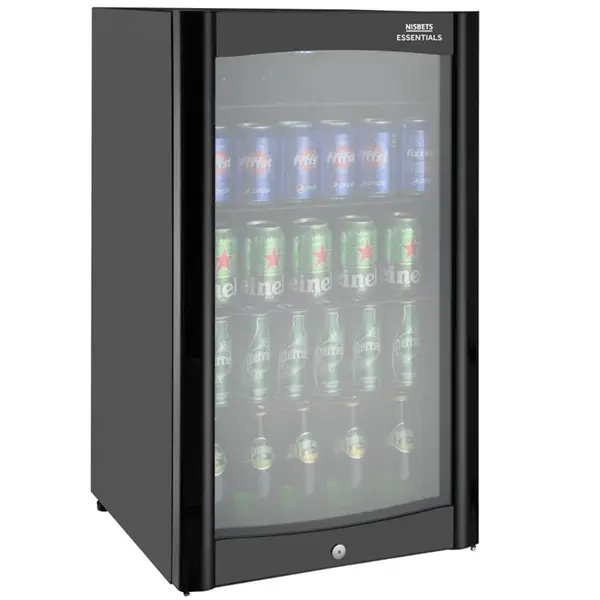 Barkoelkast | 98L | Zwart | +1°C/+9°C | Statisch + Ventilator | 470x493x827(h)mm