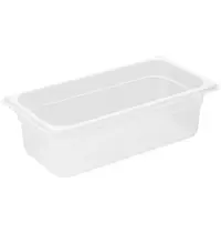 Nisbets Essentials GN-Bak | Polypropyleen | 1/3 GN | Hoogte 100mm | 325x176x100(h)mm 