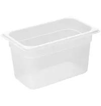 Nisbets Essentials GN-Bak | Polypropyleen | 1/4 GN | Hoogte 150mm | 265x162x150(h)mm 