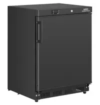 Nisbets Essentials Koelkast | Energiezuinig | 150L | Zwart | 0°C/+8°C | Statisch + Ventilator | 600x615x855(h)mm