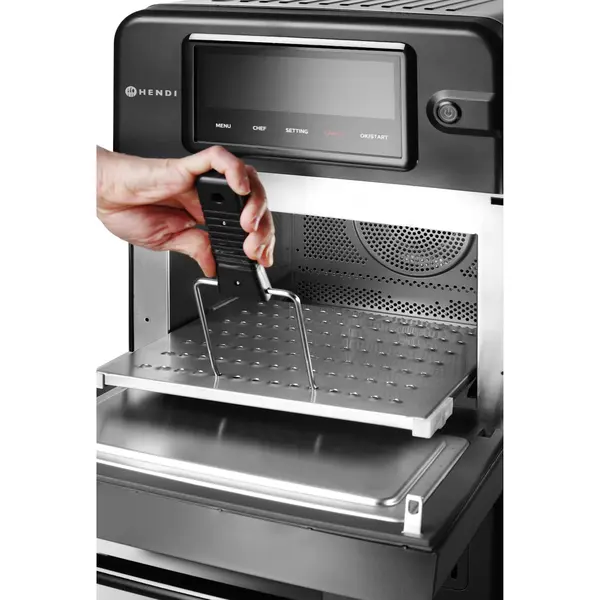 High Speed Oven | CombiTurbo | Elektrisch | 93°C/275°C | Hetelucht + Magnetron | 3kW (230V) | Touchscreen + USB | 402x735x608(h)mm